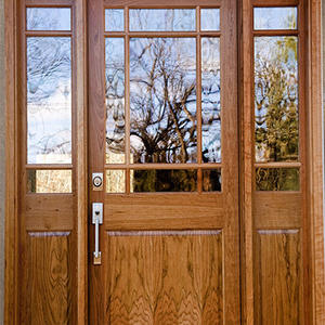 high quality exterior doors with glass, solid wood door, preferred BuilDec