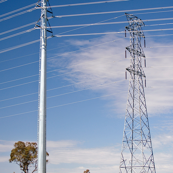 Power Pole, högspänningskraftöverföringsverktygspol (10kV-750kV)