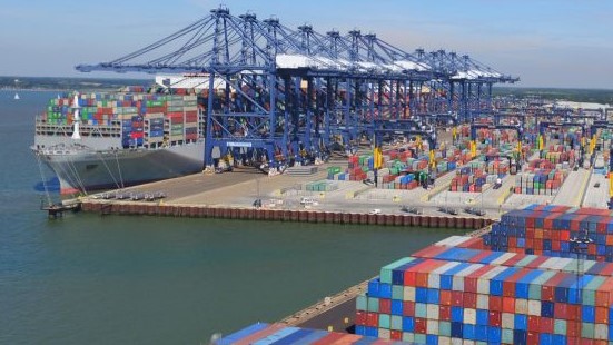 Container shipping from China to Felixstowe, Southampton, London