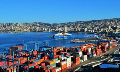 Container shipping from China to Valparaiso, Chile