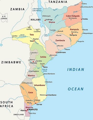 Agente de carga, envío de China a Mozambique