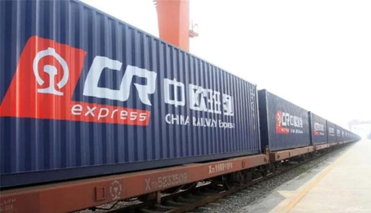 Carga ferroviaria, envío de China a Bélgica en tren