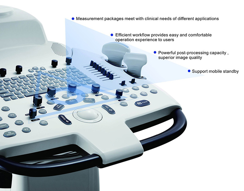Digital veterinary color Doppler ultrasound keyboard ES211V