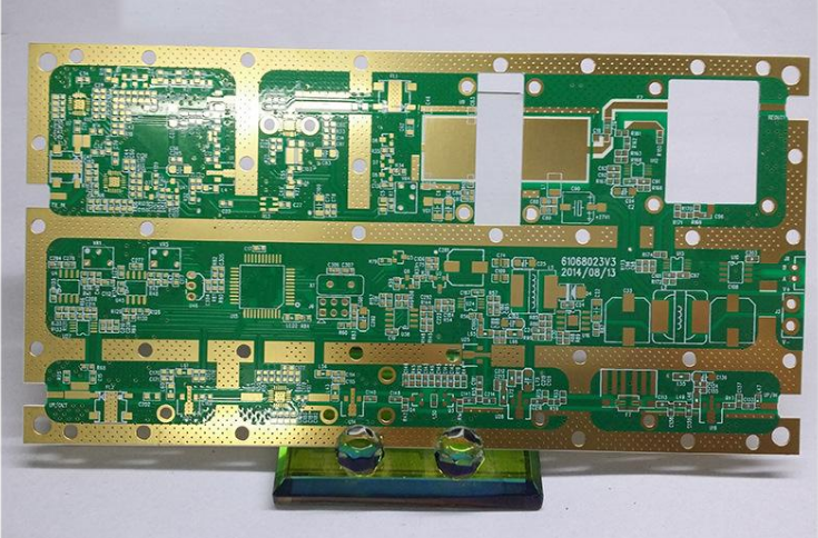 10L 3OZ 3-3mil Rogers 4350 HDI printed circuit board