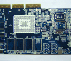 10L blue HASL planting gold-finger PCB board