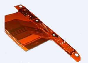 2L Thickness0.235mm 1OZ PI stiffener-3mil immersion gold flex circuit board