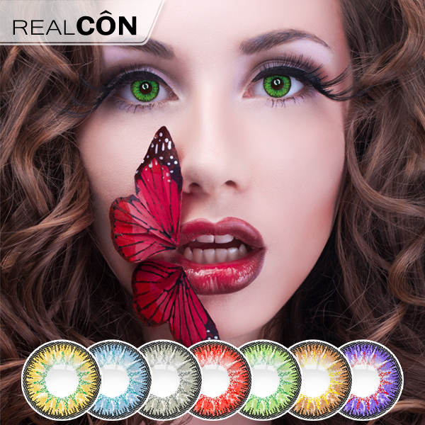 Realcon Color Cosmetic Contact Lens Candy Vision Lens Manufacturer