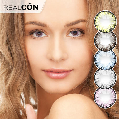 Realcon Оптовая торговля Трехцветные цветные контактные линзы Импортеры