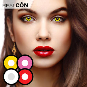 China Hollywood Luxury Color Lenses Pure Black & White Lenses Supplier