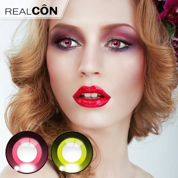 Realcon Cosmetic Color Lenses Cartoon Pupil Gorgeous Lens Manufacturer