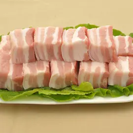 Pork chop with skin
