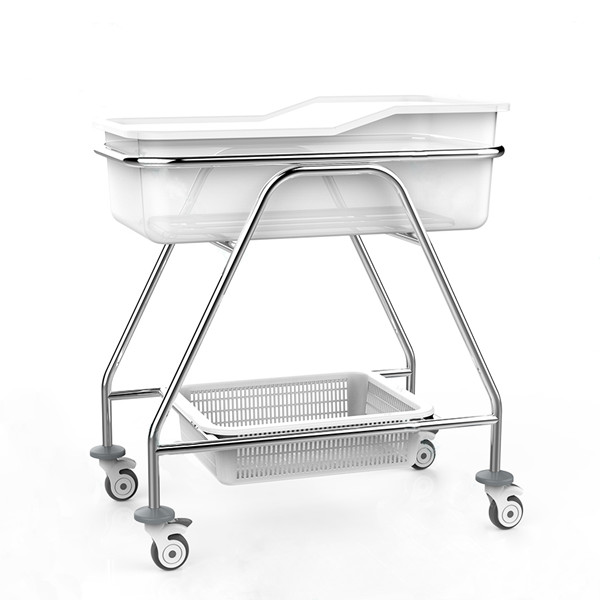 BPM-iB02 Stainless Steel Hospital baby cart