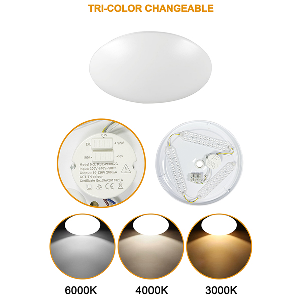Led ceiling light oyster light dimmable 20W 30W