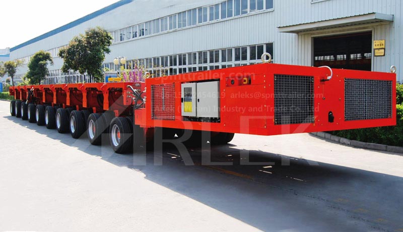 3-meter-wide self propelled modular trailers SPMT