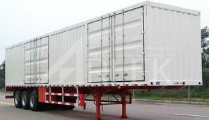 china customized cargo box semi-trailers  for sale supplier price