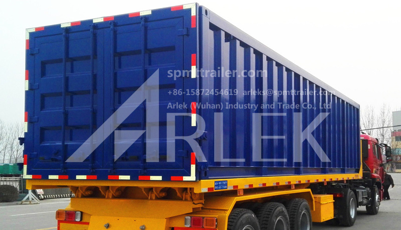 Container semi trailers