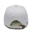 Cappelli da baseball bianchi ricamati con logo con apribottiglie