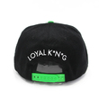 Czarno-zielone czapki młodzieżowe snapback