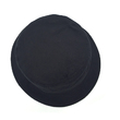 Cappelli secchiello neri personalizzati con logo badge