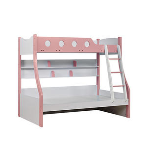 Modern Children Princess Bedroom Furniture Set Bunk Beds Pink