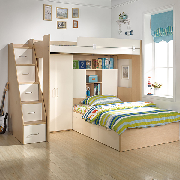 double bed design for child