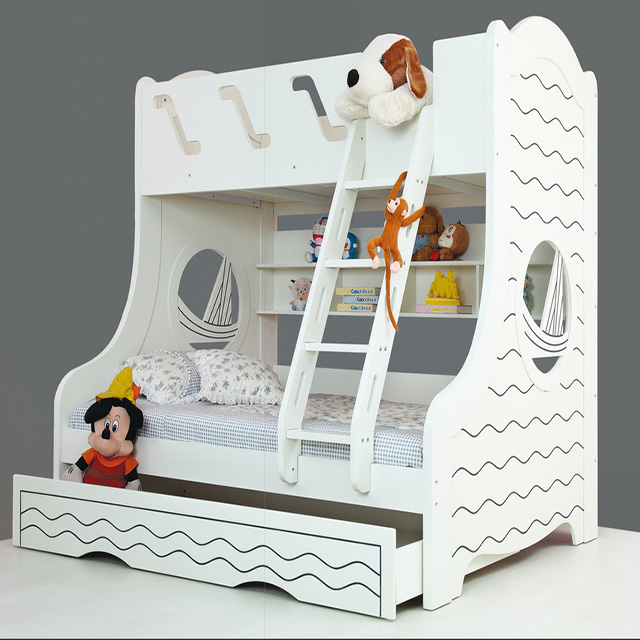 2018 Новый дизайн Детская мебель Комплект кровати Двухъярусная кровать для детей