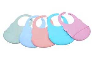 Customized Soft Silicone Baby Bibs For Permanent Use