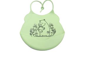 Customized Silicone Baby Bibs With Large Caliber