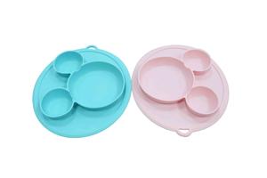 Customized BPA Free Wholesale Silicone Plates For Baby Feeding