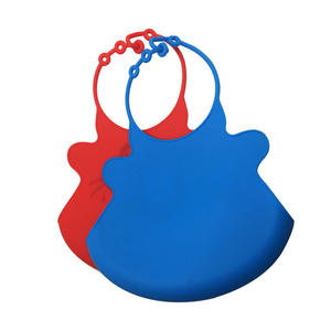 OEM Customized stylish and functional silicone bibs for baby feeding manufacturer