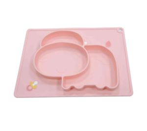 Silicone Plate  Fits Most Highchair Trays