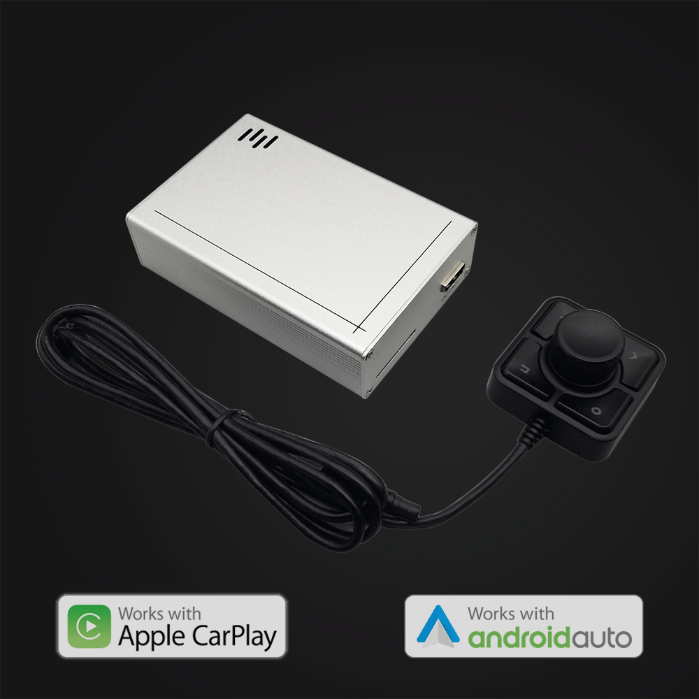 Adaptador Universal CarPlay/Android Auto com saída HDMI e RCA AV para qualquer monitor de carro
