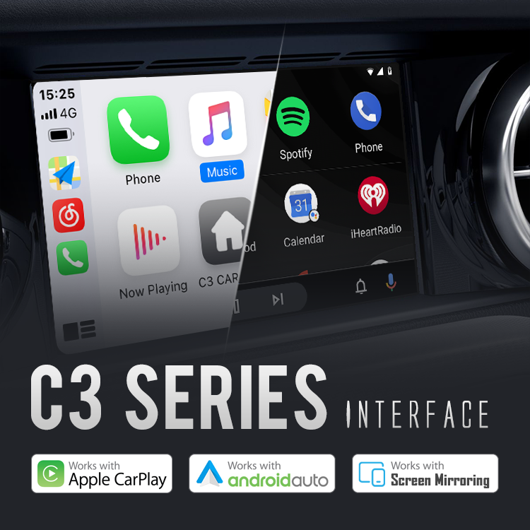 Wireless CarPlay/Android Auto/Mirroing OE interface-NEW Gen. C3 series