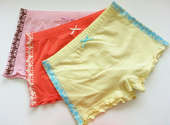 New style high quality girl plain color underwear