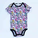 Baby romper with  animal print