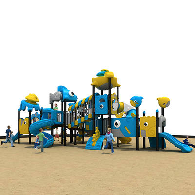 2019 Ocean Theme Amusement Park Equipment with Slide HS18119W-O