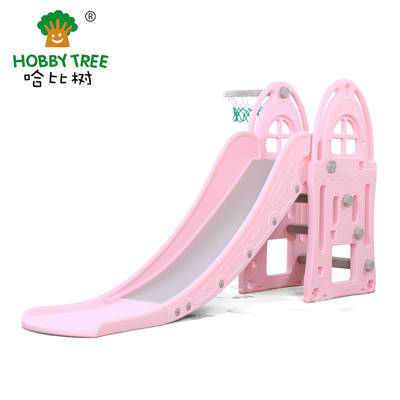Castle theme wholesale cheap children indoor plastic slide 
