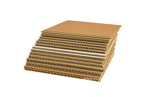 Three kinds of paper board boxes have paper board test index
