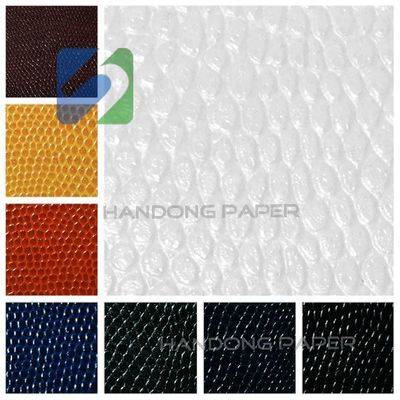 Lizard pattern PU leather paper