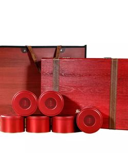Cardboard Gift Box Wine Box Tea Box Wood Grain Paper Exquisite Packaging Treasure