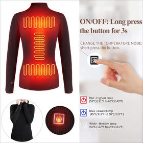 5V USB Heated Knitted Pullover Sweater with Heating system