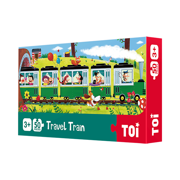 Train Classical Paper Puzzle Educational Jigsaw Puzzles