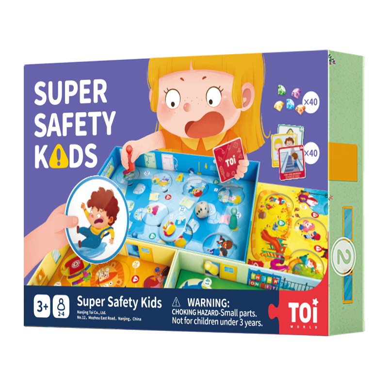 TOI Super Safety Kids Board Games Educational Toy For Kids