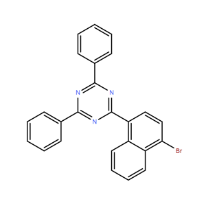 1,3,5-Triazine, 2-(4-bromo-1-naphthalenyl)-4,6-diphenyl-1800228-86-7