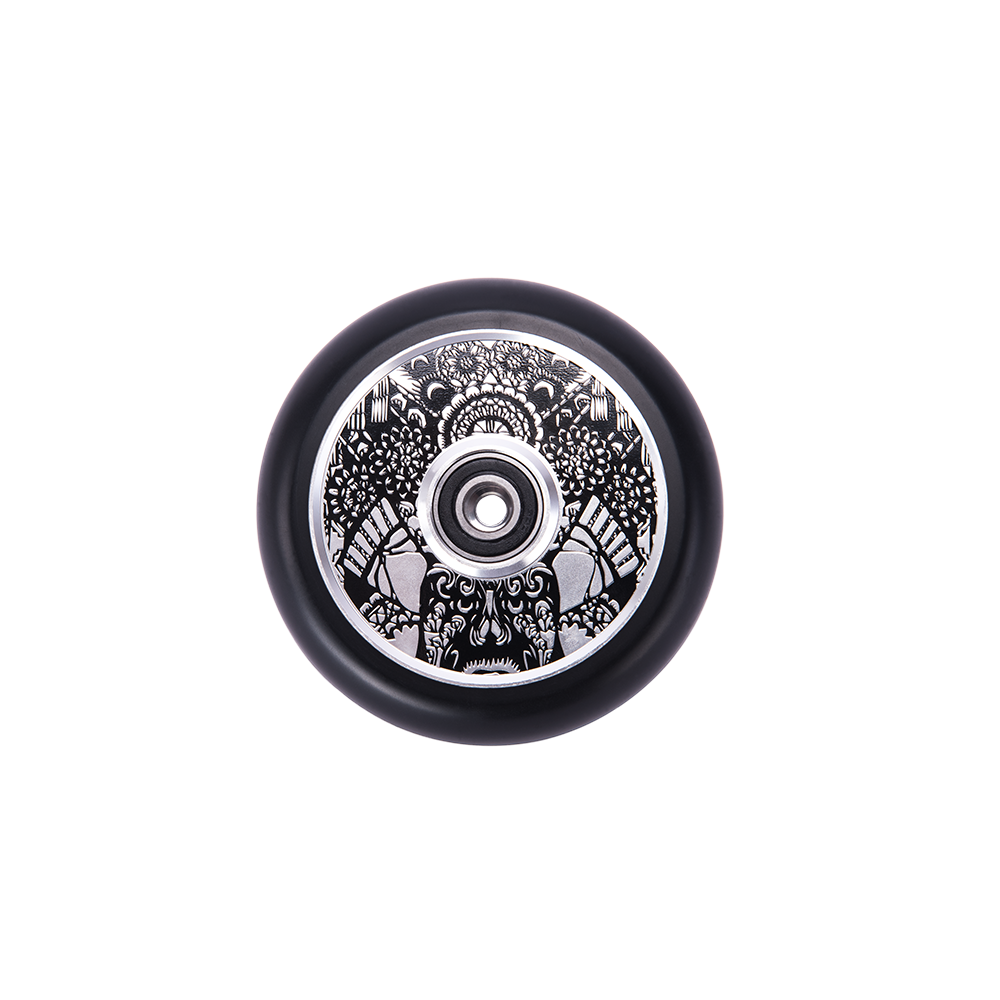 BLITZ SCOOTER HOLLOW WHEELS 120MM BLACK SILVER