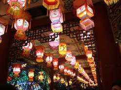 Traditional chinese light lanterns