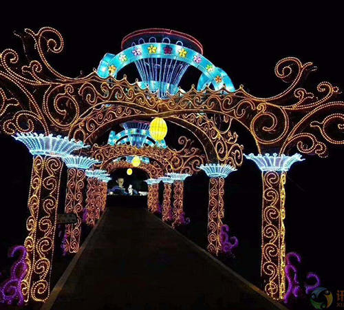 light sculpture-led chinese lantern lights