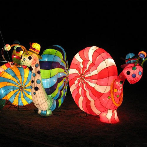 雕塑彩灯-蜗牛造型