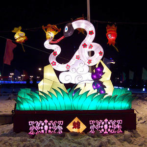 colourful chinese lanterns-Chinese Zodiac-snake