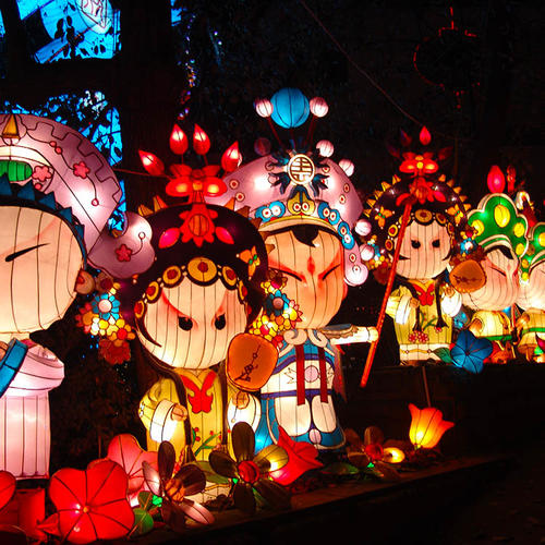 chinese new year lanterns-Quintessence-Peking opera characters